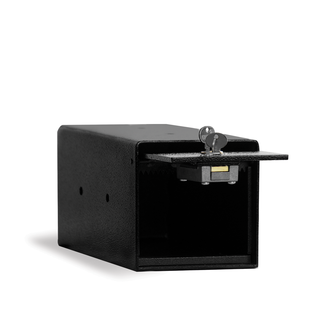 Pacific Safe HD-060612-K2 Heavy Duty Drop Box – Dual Key Lock (Top Hinged) Door Open