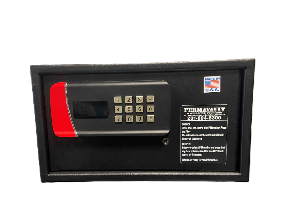 Perma-Vault PV-81416-SJ80100 Hotel Guest Safe with Digital Pushbutton Keypad