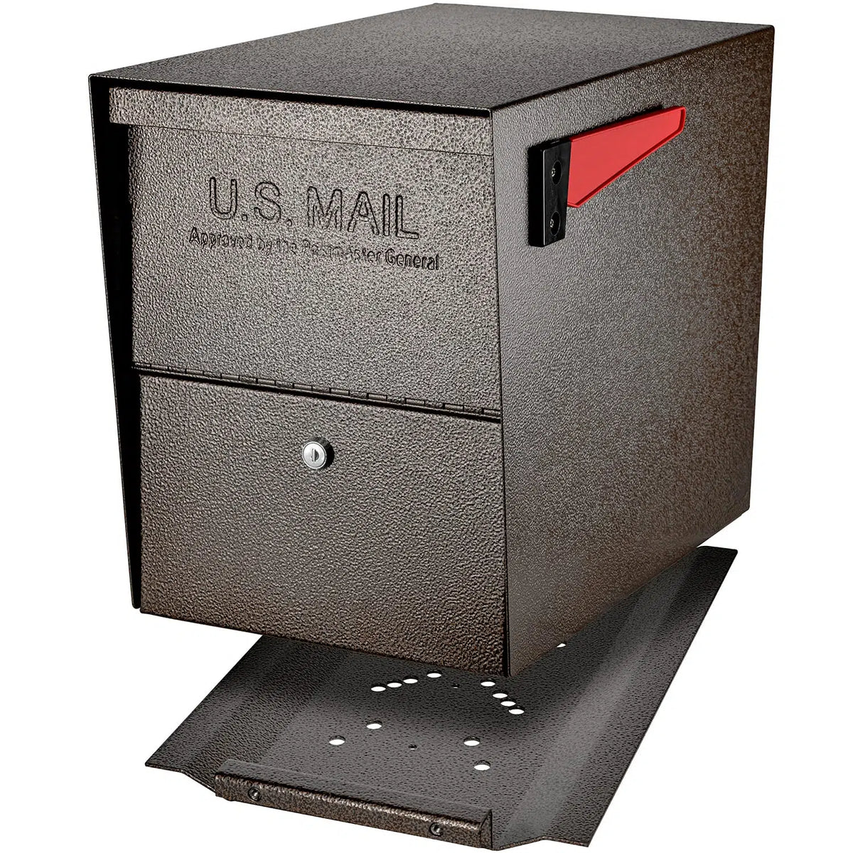 Mail Boss Package Master High Security Locking Mailbox Bronze