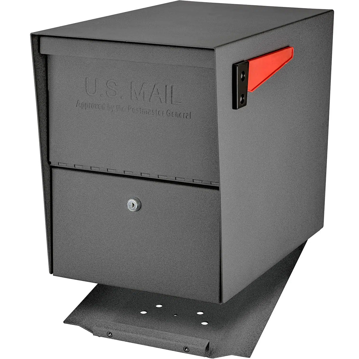 Mail Boss Package Master High Security Locking Mailbox Granite