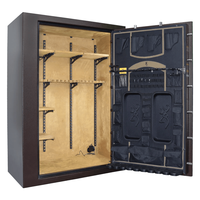 Browning RW49 Rawhide Wide 49-Gun Safe Door Open Empty