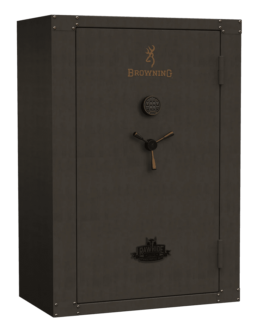 Browning RW49 Rawhide Wide 49-Gun Safe Raw Metal
