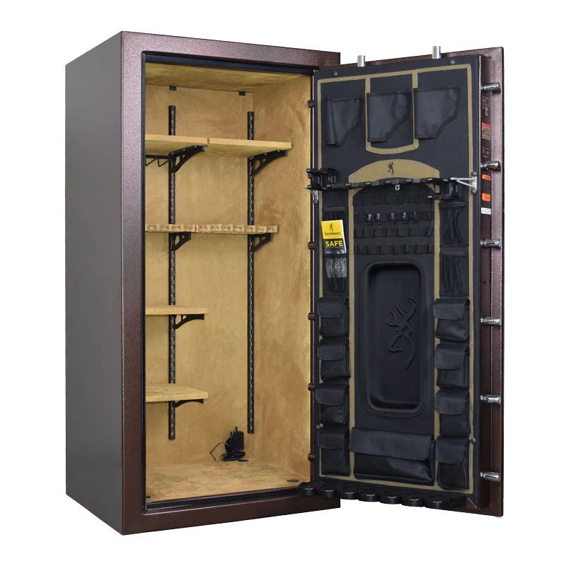 Browning RW33 Rawhide 33-Gun Safe Door Open Empty