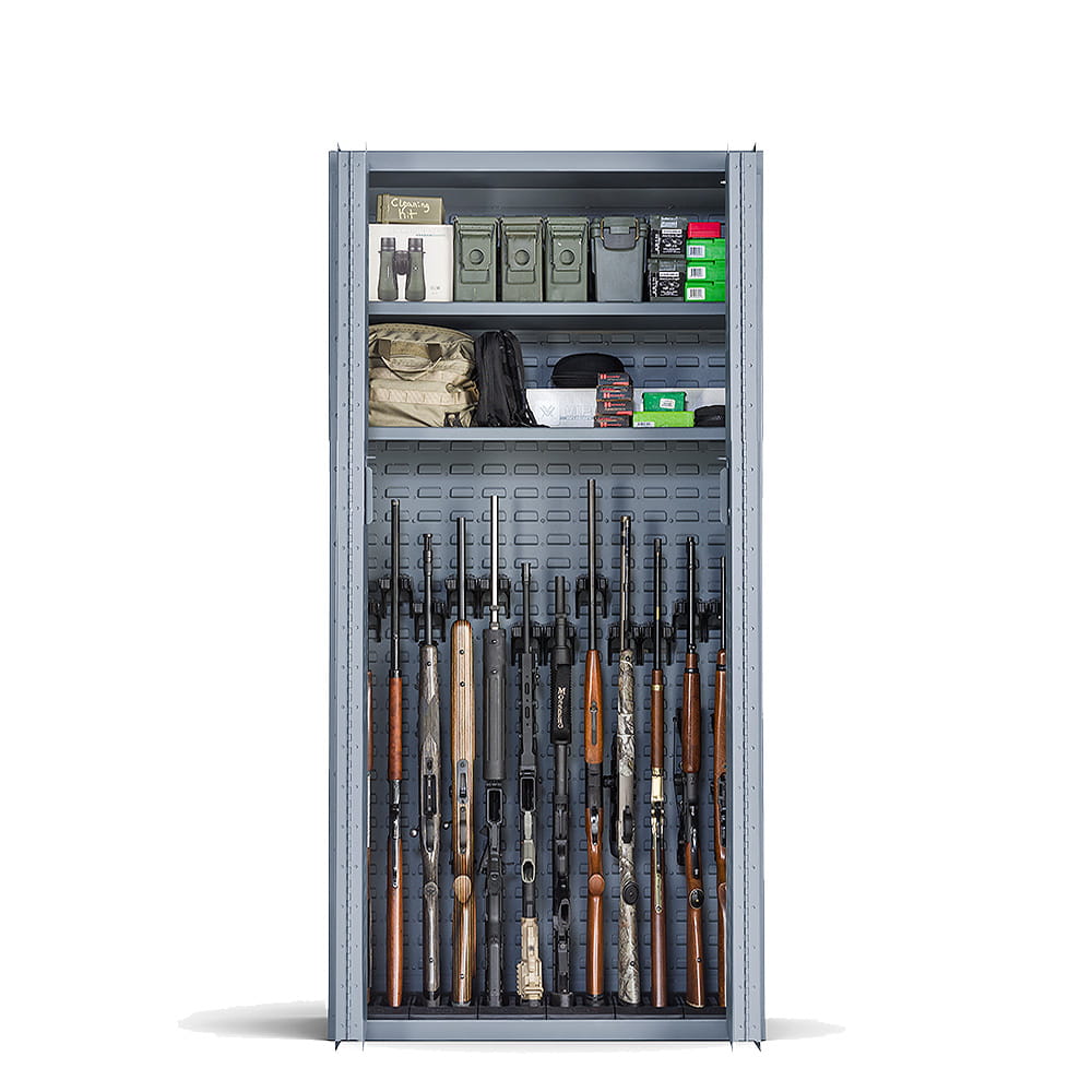 SecureIt Model 72 12/2 Gun Storage Cabinet SEC-200-12R
