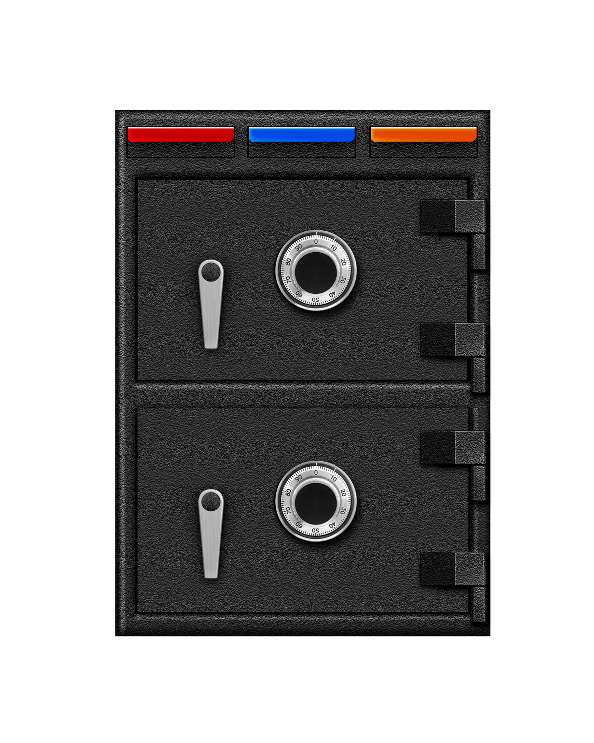 SafeandVaultStore SMM282016DD Shift Money Manager Double Door Depository Safe with Dial Combo Locks