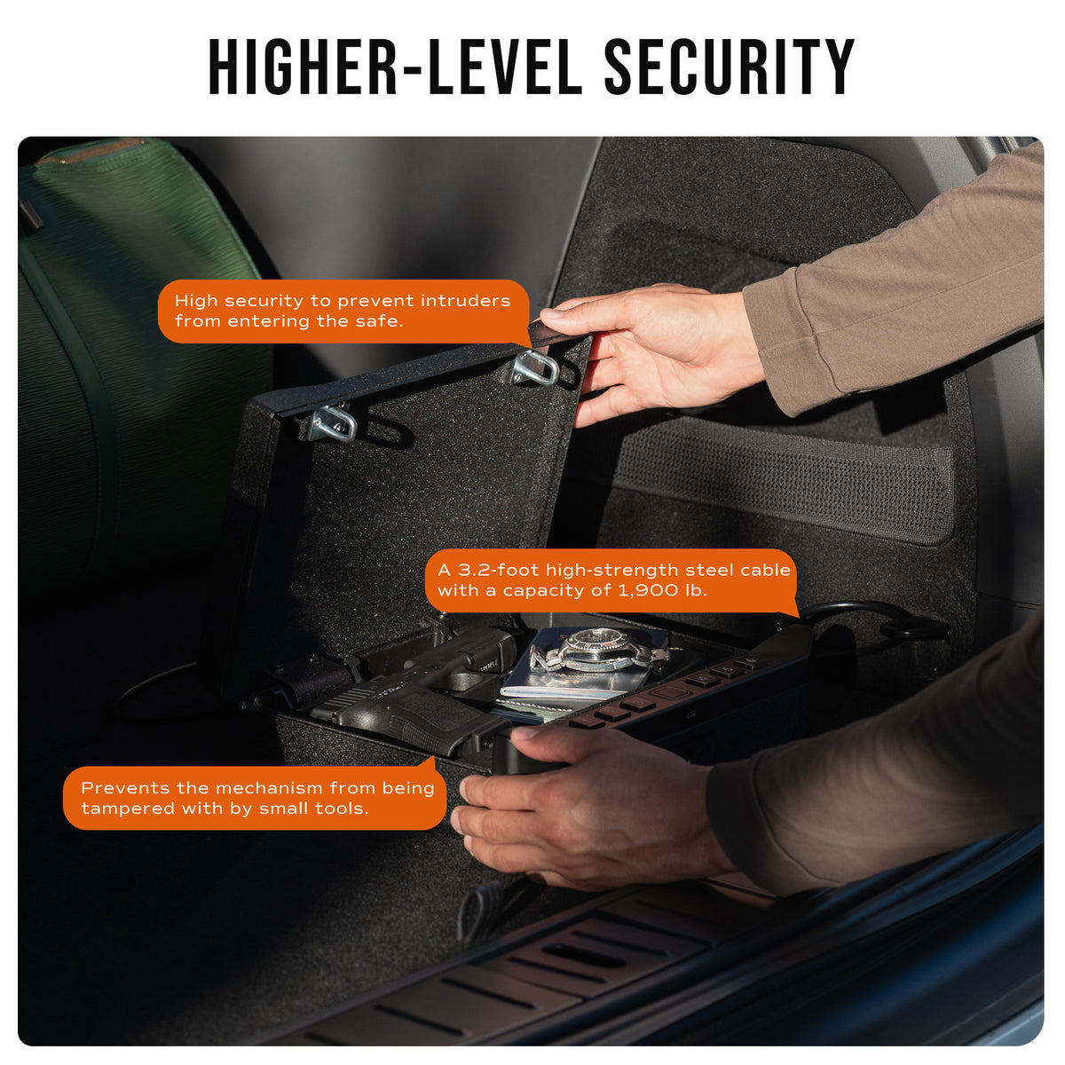 RPNB RP2018 Smart Biometric Handgun Safe Higher Level of Security Features