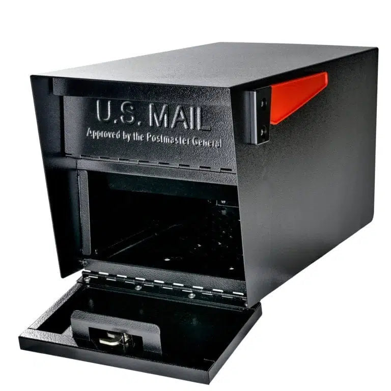 Mail Boss Mail Manager Street Safe - Latitude (Front &amp; Rear Locking) Door Open Empty