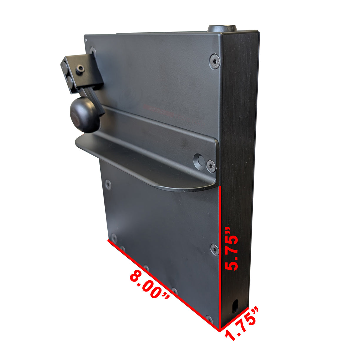 Kwick Strike Vehical Handgun Safe fitment dimensions