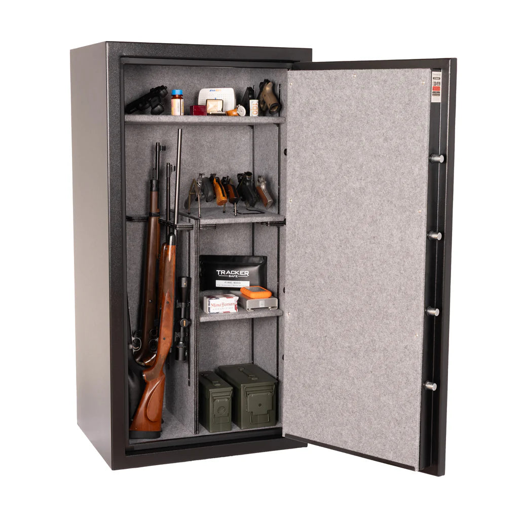 Tracker Safe E26 Gun & Rifle Safe 30 Minute Fire - Open with Rifles and other items