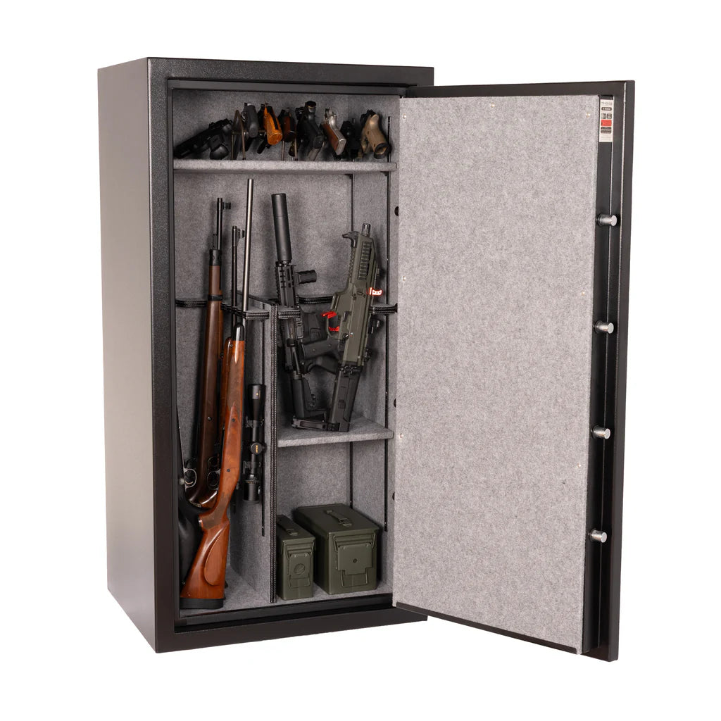Tracker Safe E26 Gun & Rifle Safe 30 Minute Fire - Open with Rifles & Handguns 2