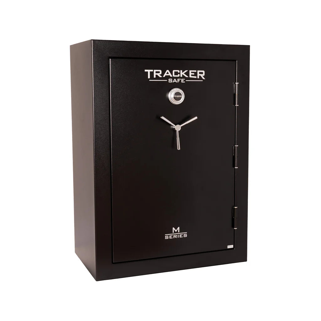 Full front view of the Tracker M64 Gun & Rifle Safe with Dial Combo Lock
