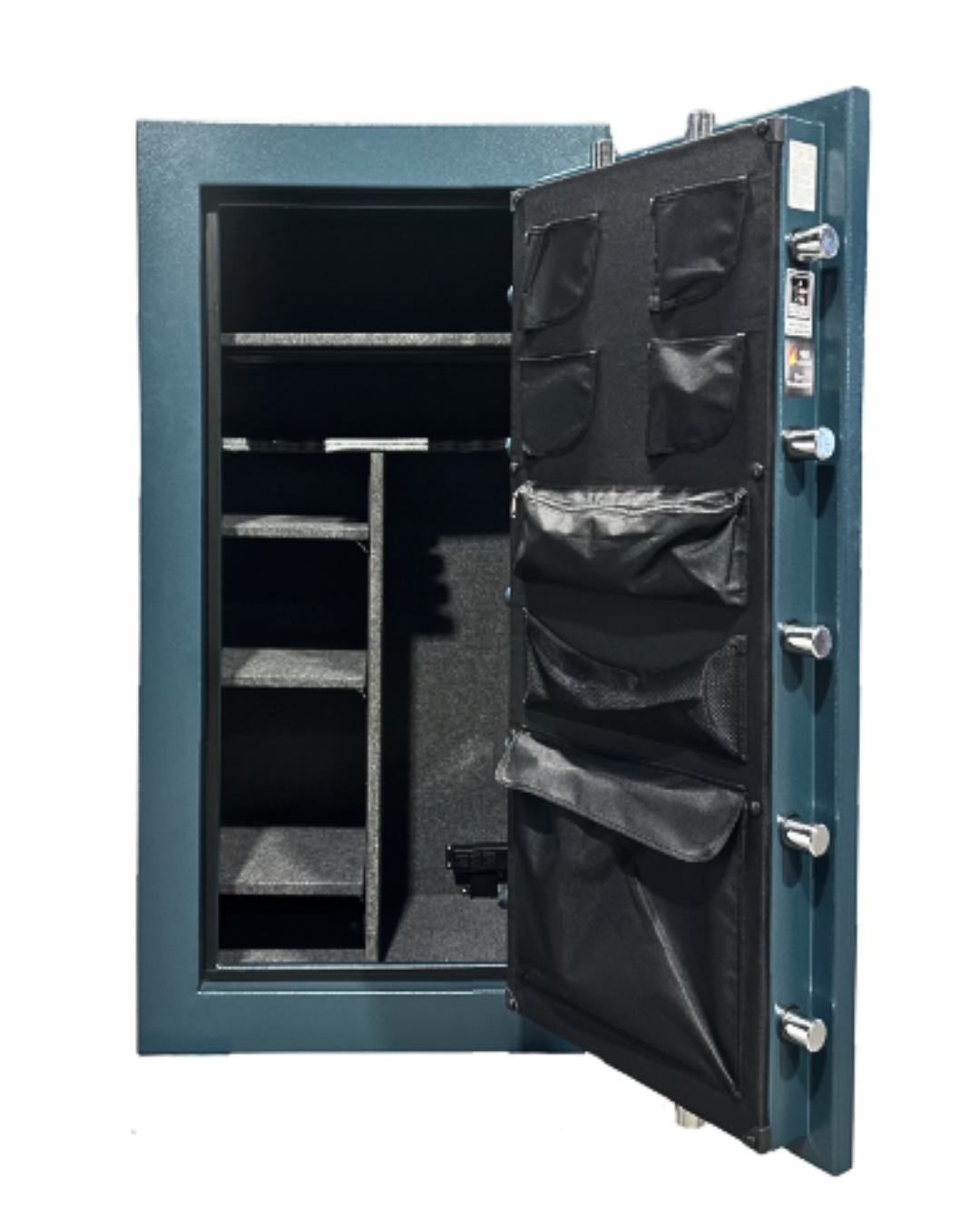 Hollon The Dominion 22 Gun Safe Teal Door Open