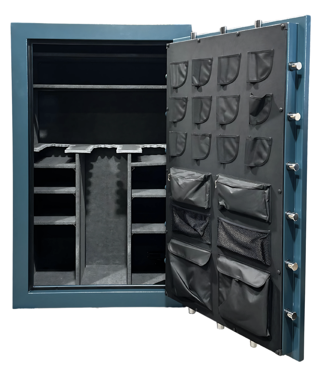 Hollon The Dominion 45 Gun Safe Teal Door Open