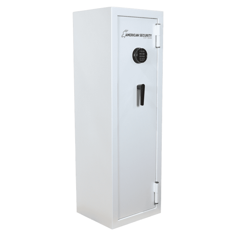 AMSEC TF5517E5 30 Minute Gun &amp; Rifle Safe White Angled