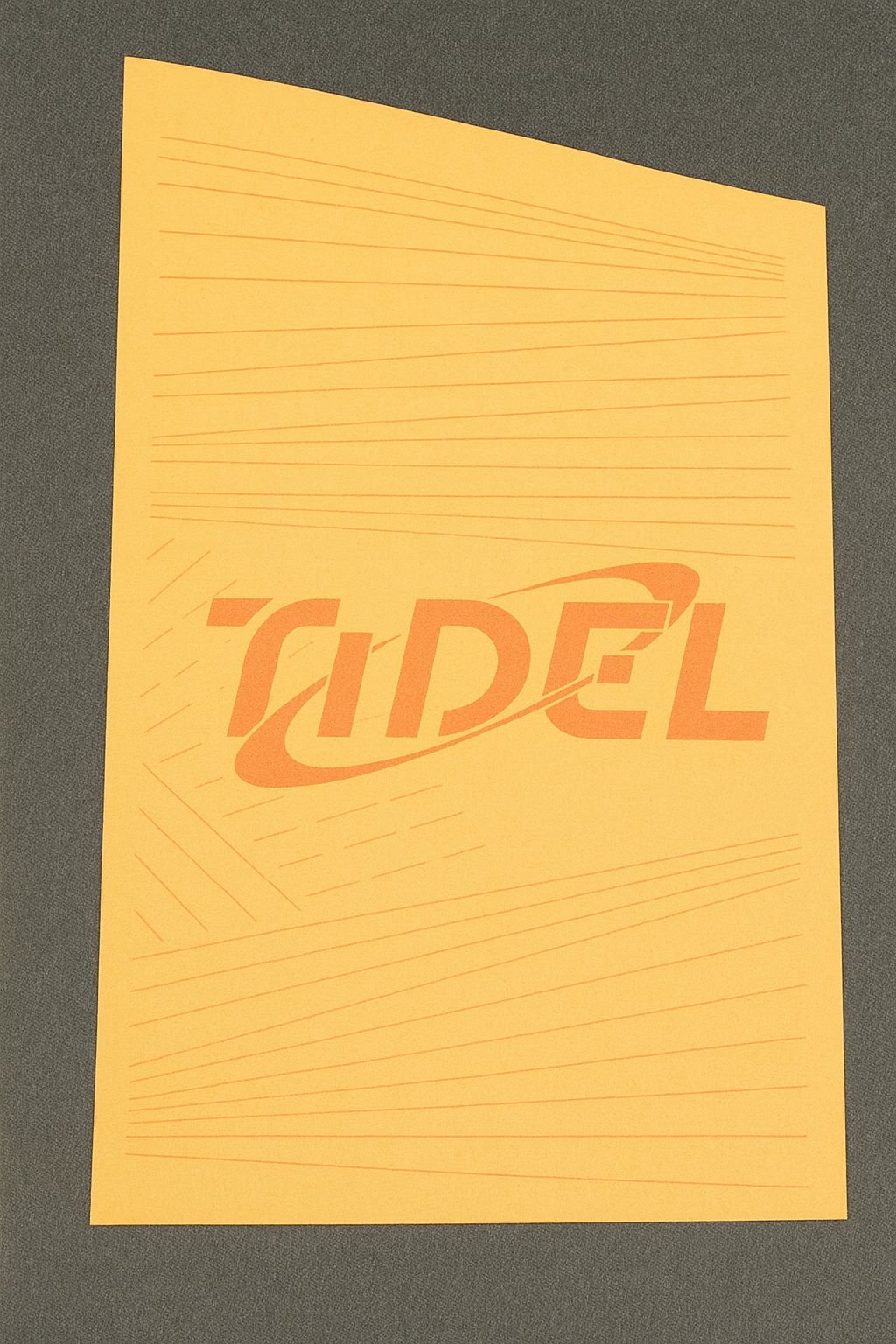 Tidel 201-3243-004S Manila Drop Envelopes Red