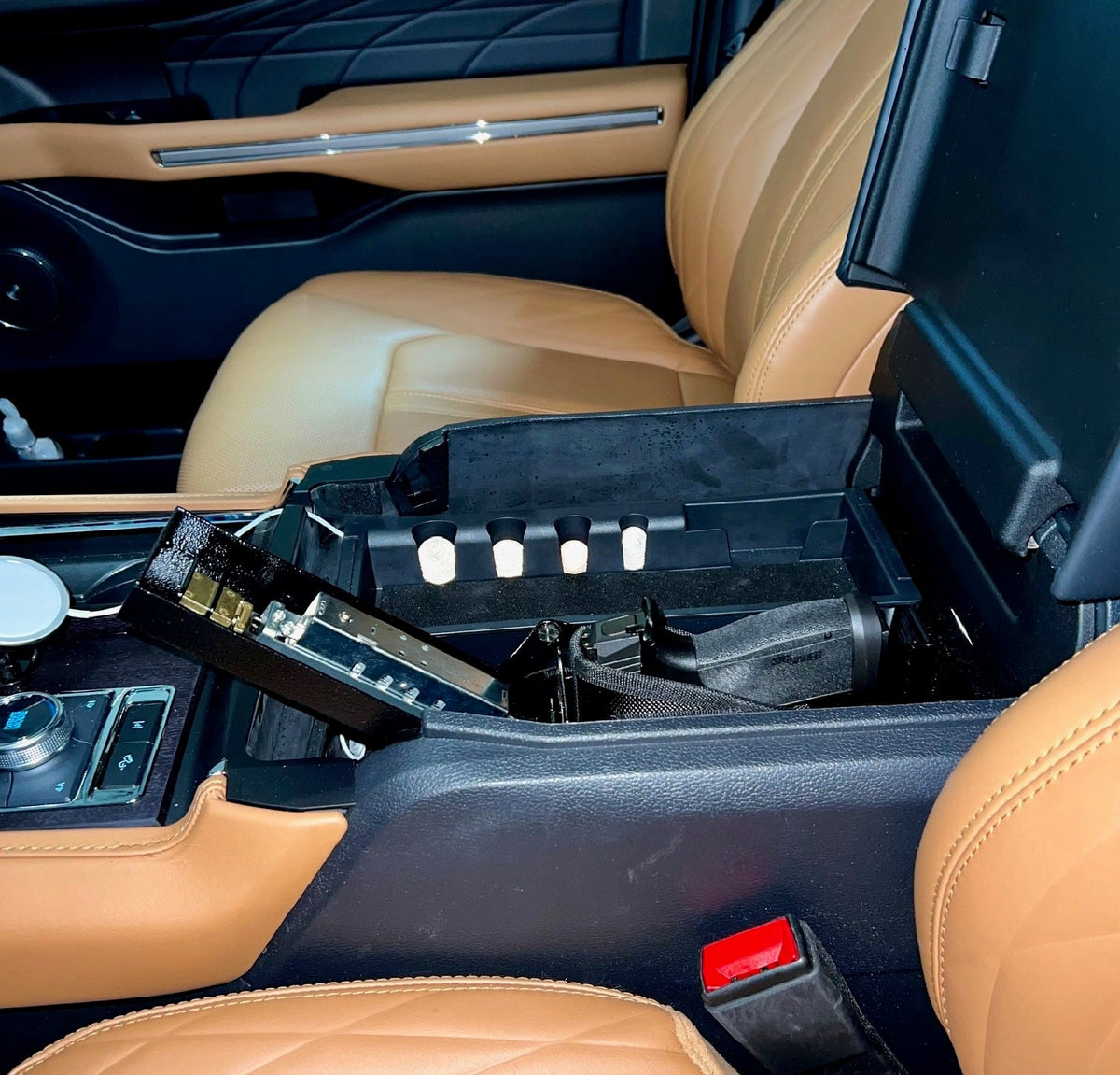 Titan Compact Gun Safe Bundle Installed in vehicle 5