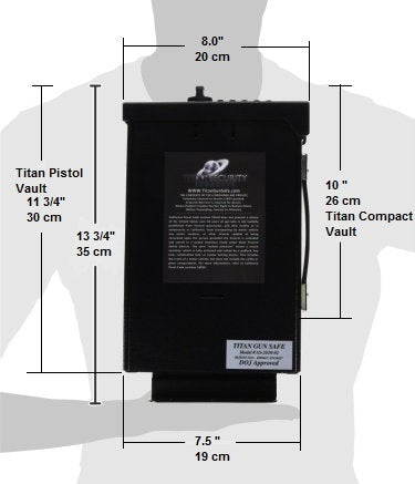 Titan Pistol Vault Dimensions