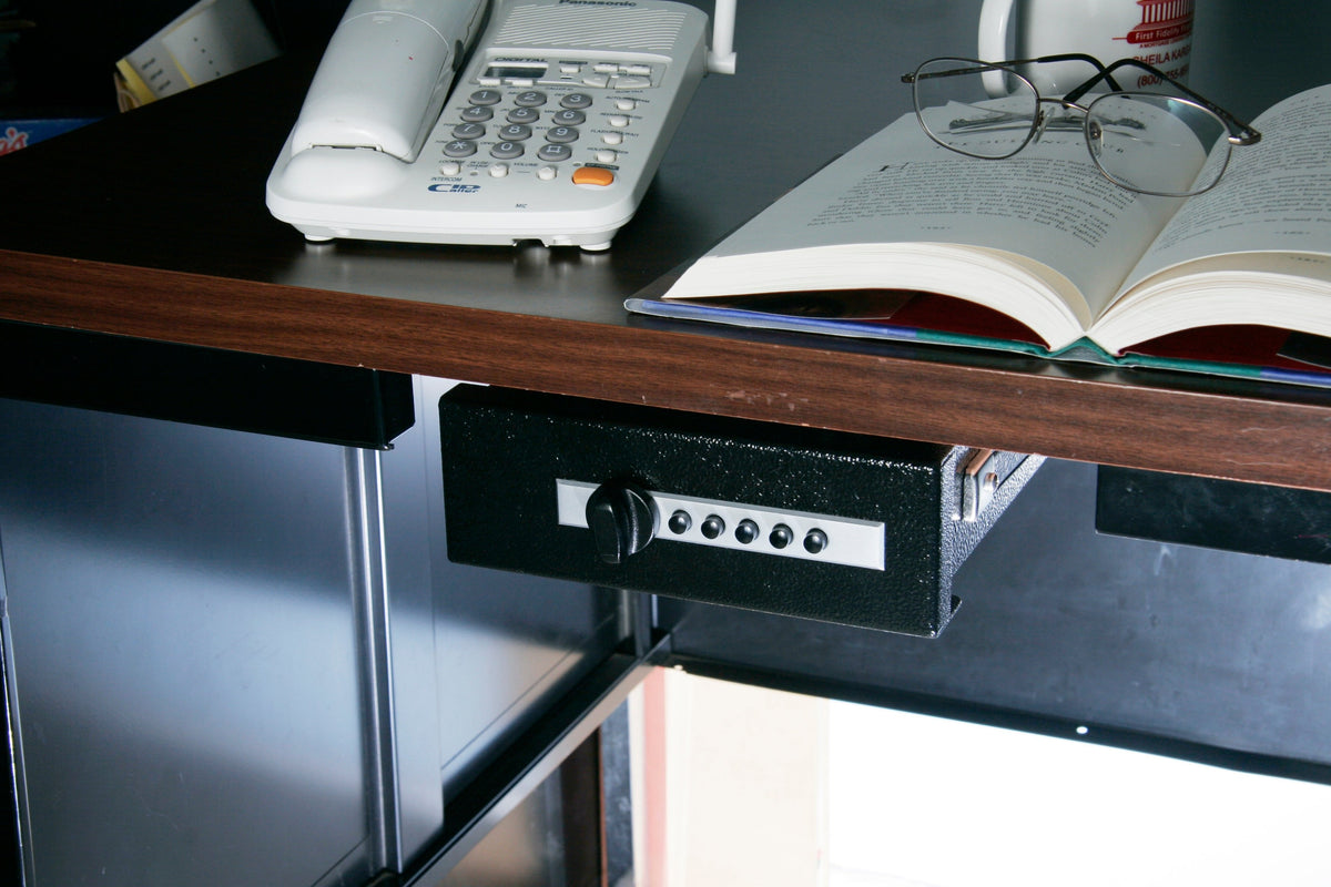 Titan Compact Pistol Vault a handgun safe that won’t let you down! Under a Desk