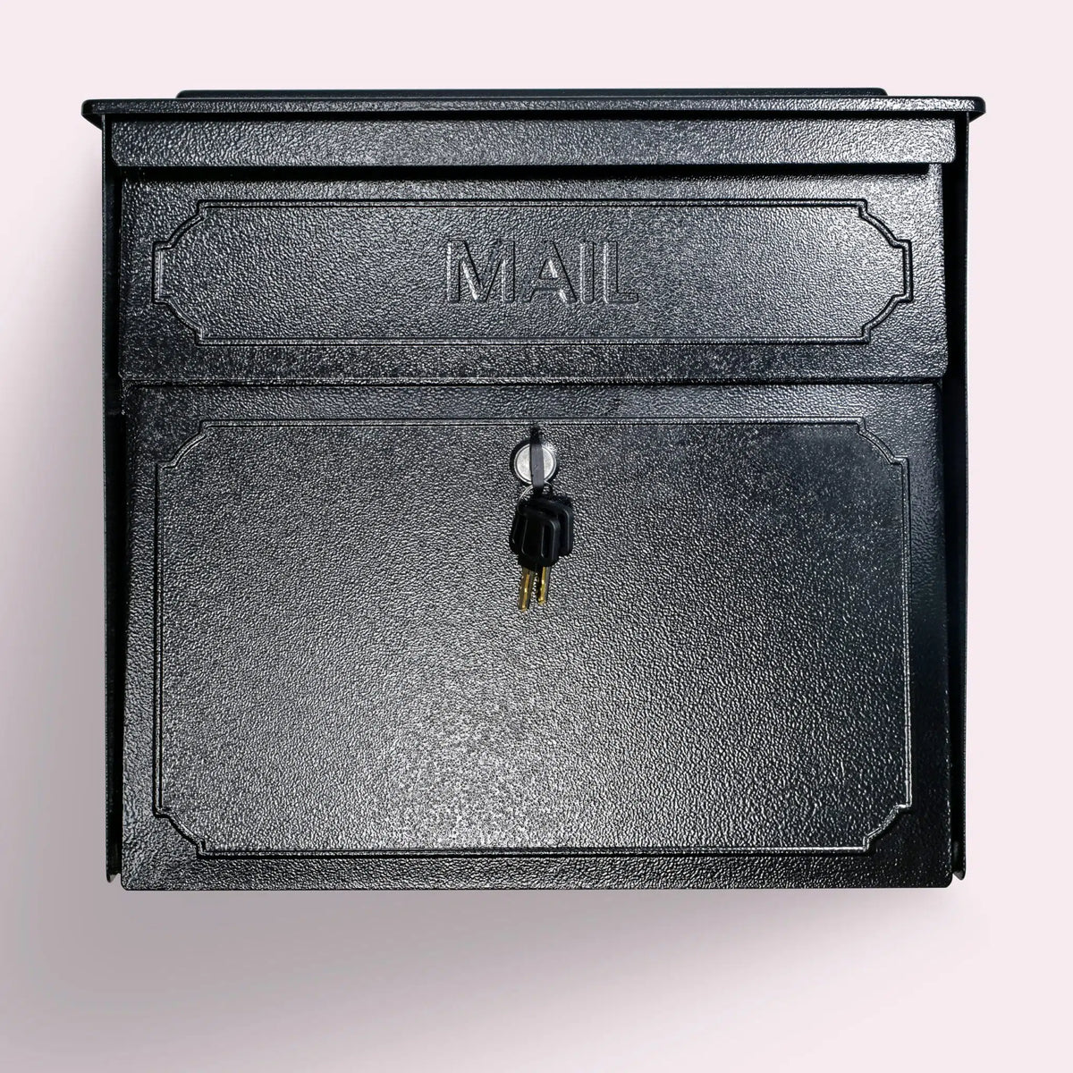 Mail Boss Townhouse Locking Wall Mount Mailbox Mounted with Keys