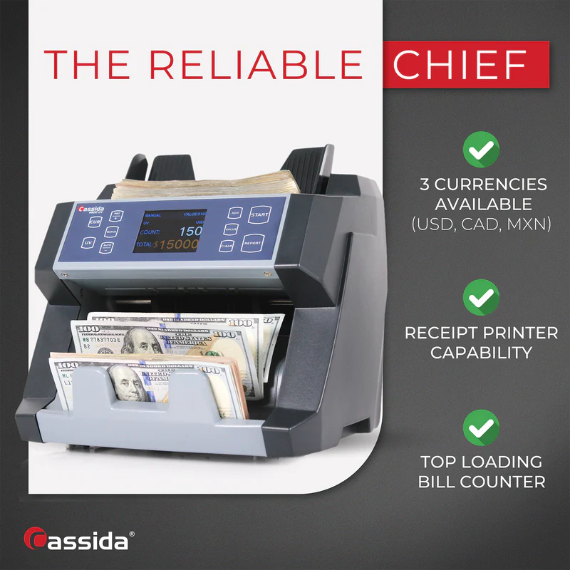 Cassida 6600 UV Business Grade Bill Counter with ValuCount