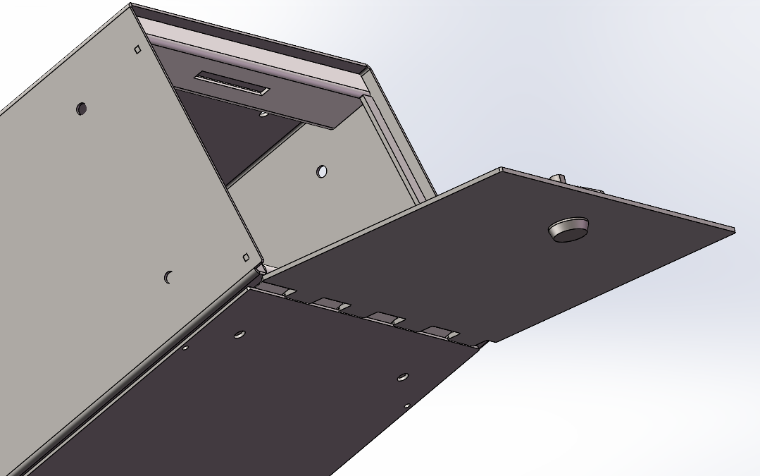 SafeandVaultStore VL-913SVS Large Capacity Pistol Locker with M-Lock Door Open 3