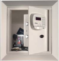 Challenger W1 Laptop Compatible In-Room Wall Safe Door Open