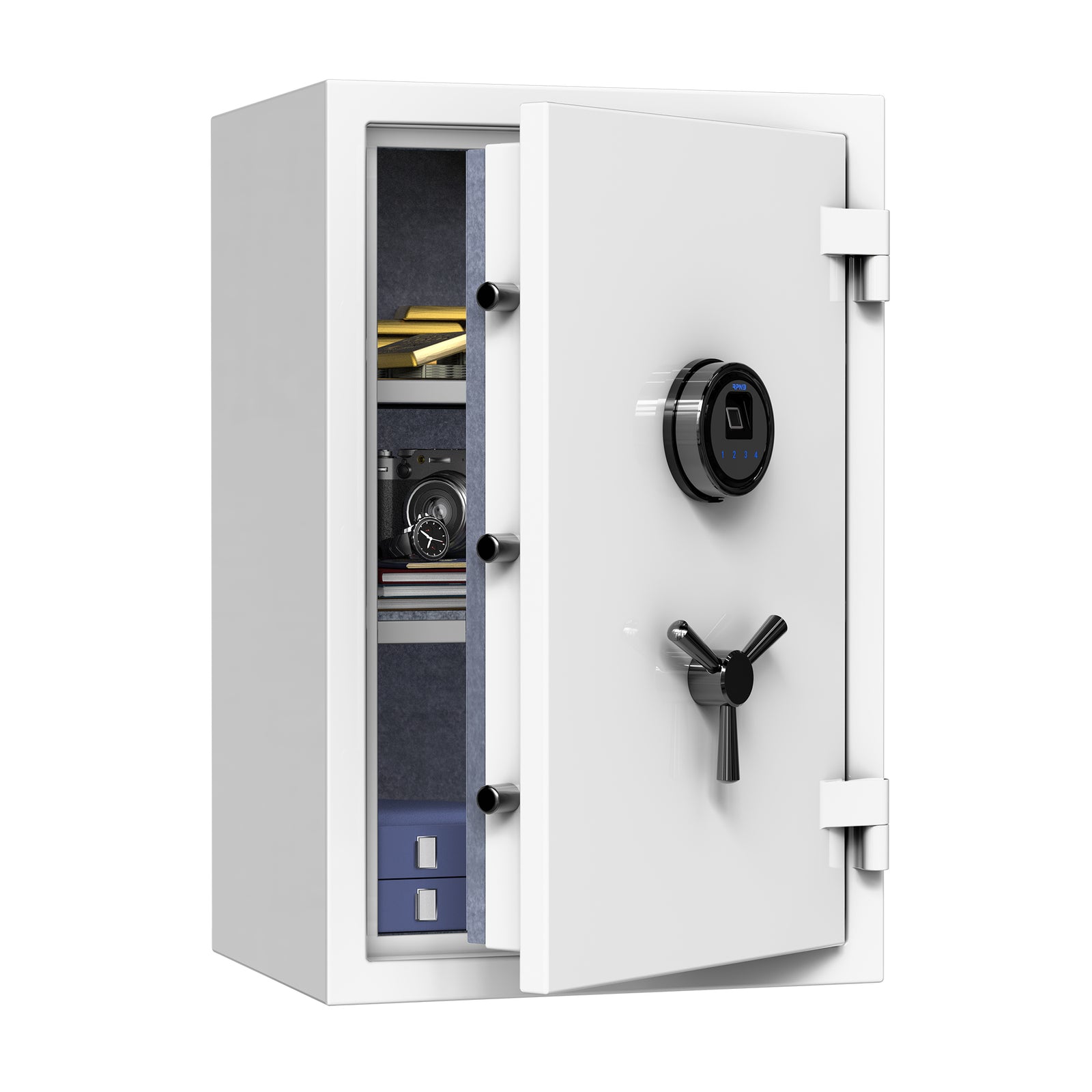 RPNB RPFS66 Large Biometric Fireproof Safe with Touch Screen Keypad