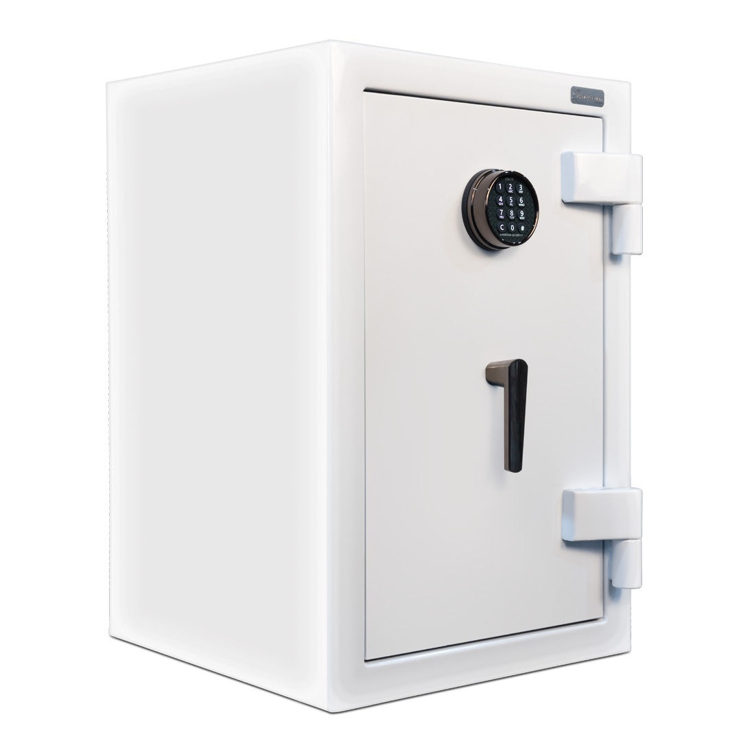 AMSEC AM3020PLUS White Home Security Safe with LED Light