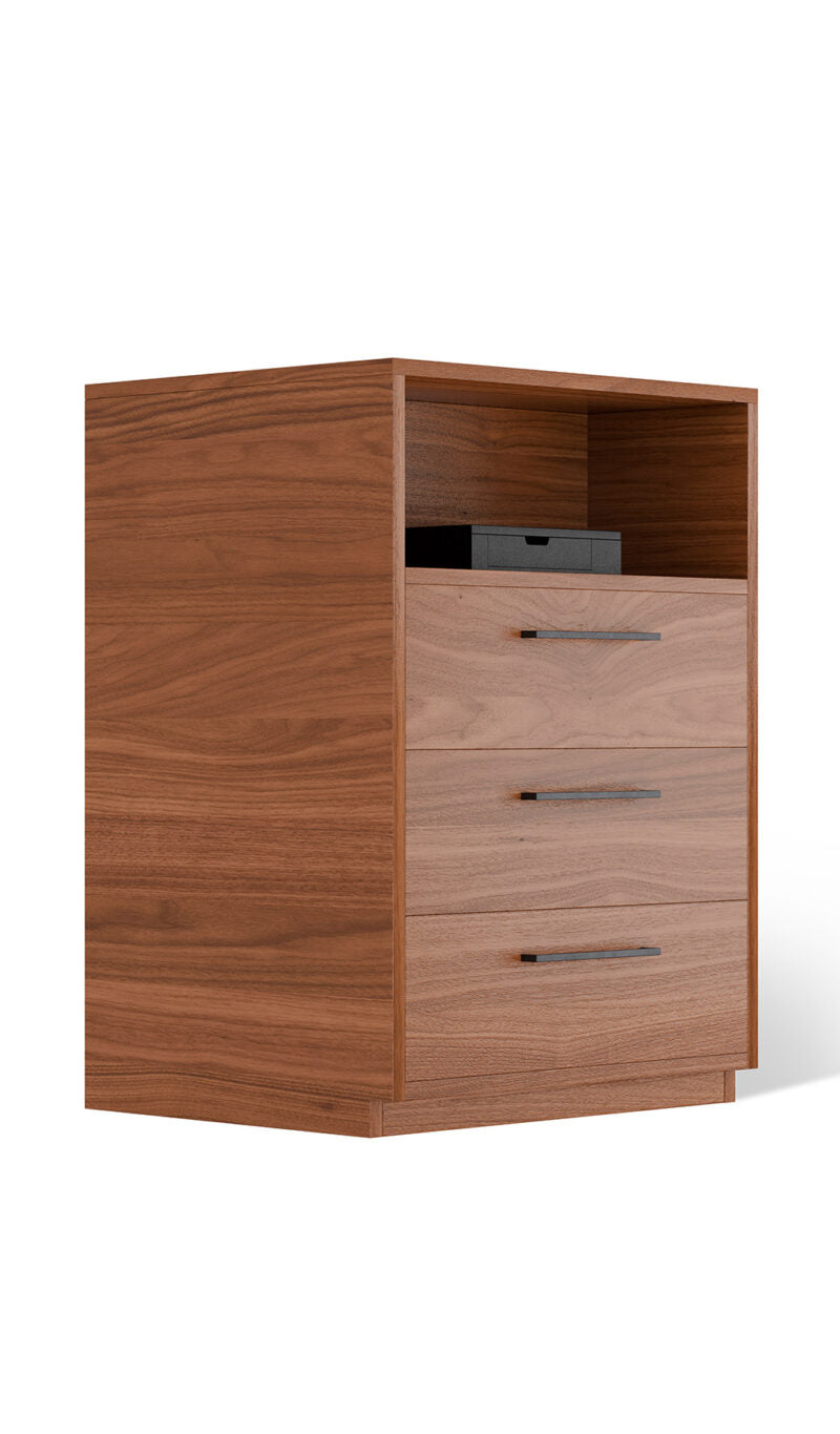 BlumSafe Concealment Cabinet with Hidden Safe Angled View