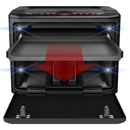 Vaultek Essential MX Large Capacity Rugged Safe Shelf Opening