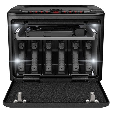 Vaultek Essential MX Large Capacity Rugged Safe Open Full