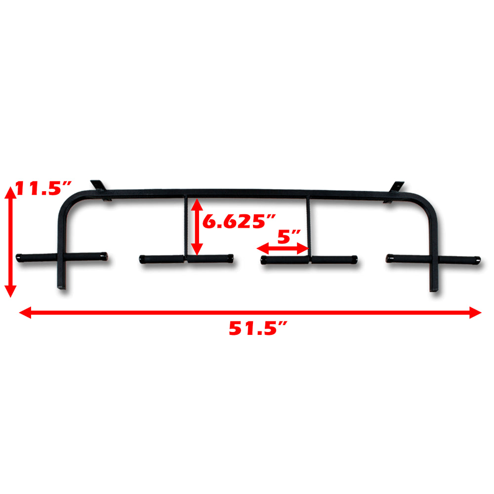 Hold Up Displays Inline Ceiling Bow Rack HD15 Dimensions