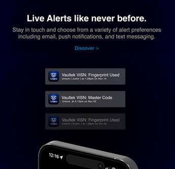 Biometric Smart Rifle Safe Live Alerts on your smartphone