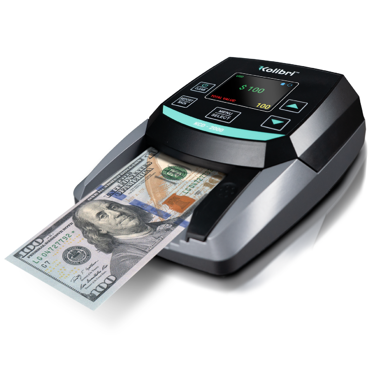 Kolibri KCD-2000 All Orientation 2-in-1 Counterfeit Money Detector and Bill Counter