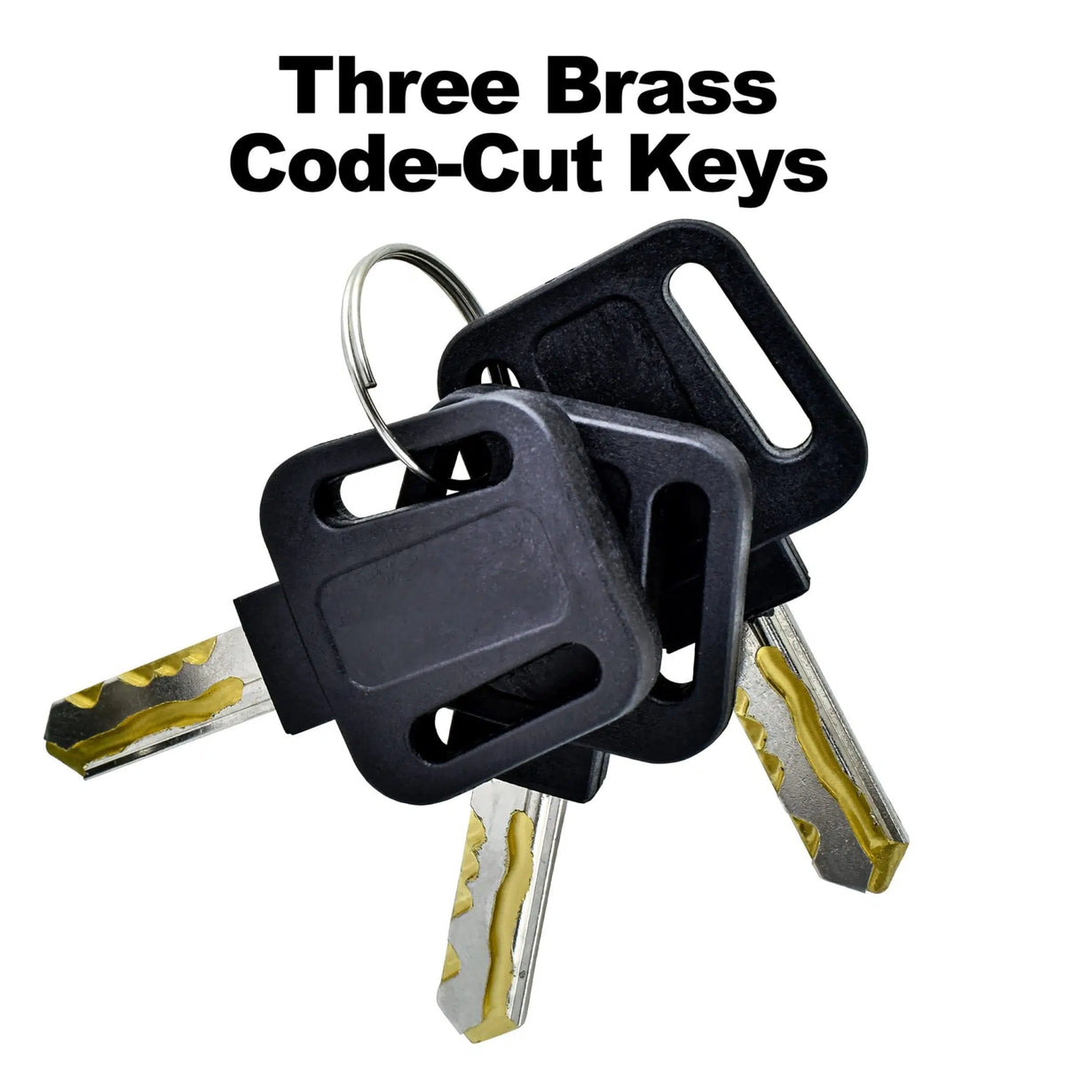 Mail Boss Key Boss Locking Security Key Drop Box (105 Keys) Three Brass Code-Cut Keys