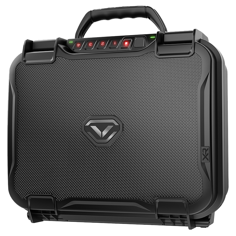 Vaultek Lifepod XR Weather Resistant Range Edition Firearm Case Stealth Black