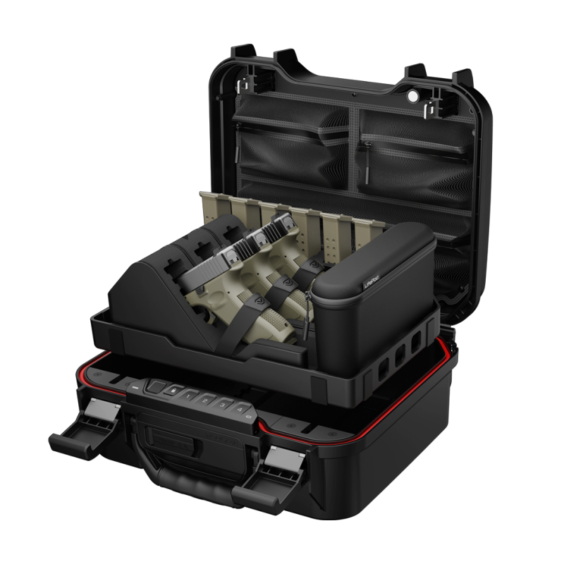 Vaultek Lifepod XR Weather Resistant Range Edition Firearm Case with Handguns