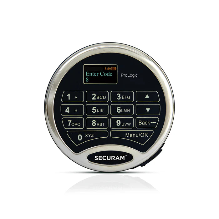 Securam ProLogic L02 Multi-User Digital Electronic Lock Chrome