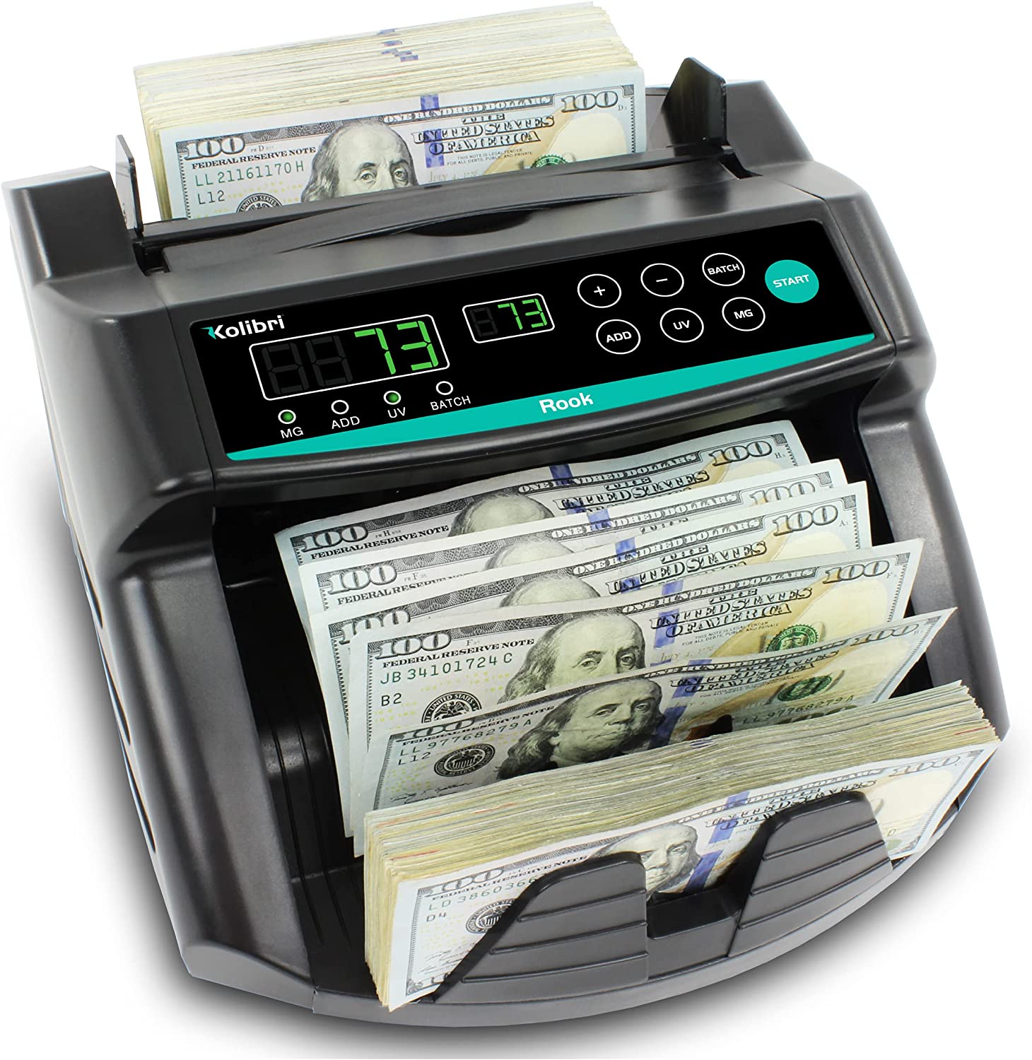 Kolibri Rook Bill Counter and Counterfeit Detector