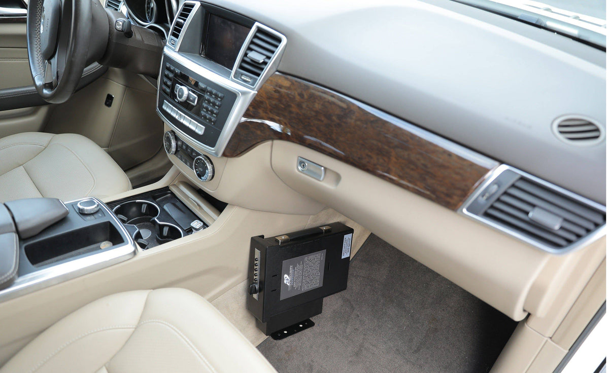 Titan Pistol Vault Installed in Vehicle