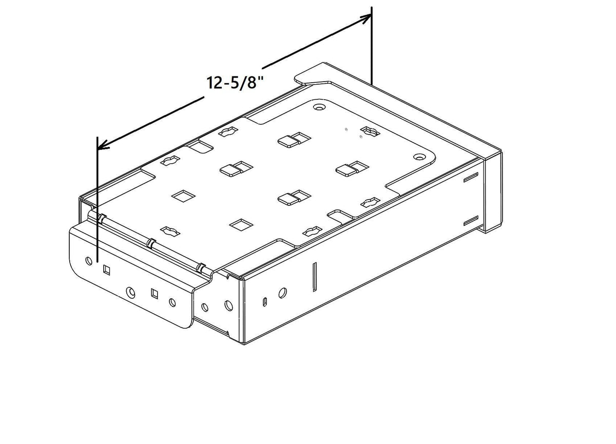 Titan Pistol Vault Dimensions with Bracket