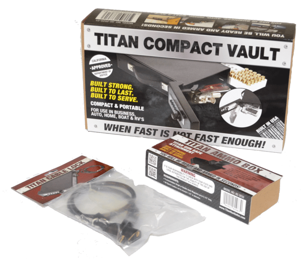 Titan Compact Gun Safe Bundle Boxed
