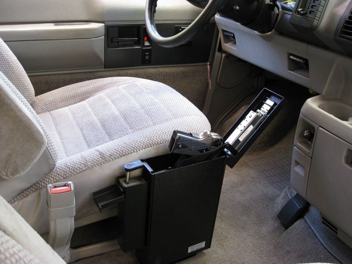 Titan Compact Gun Safe Bundle Installed in Vehicle