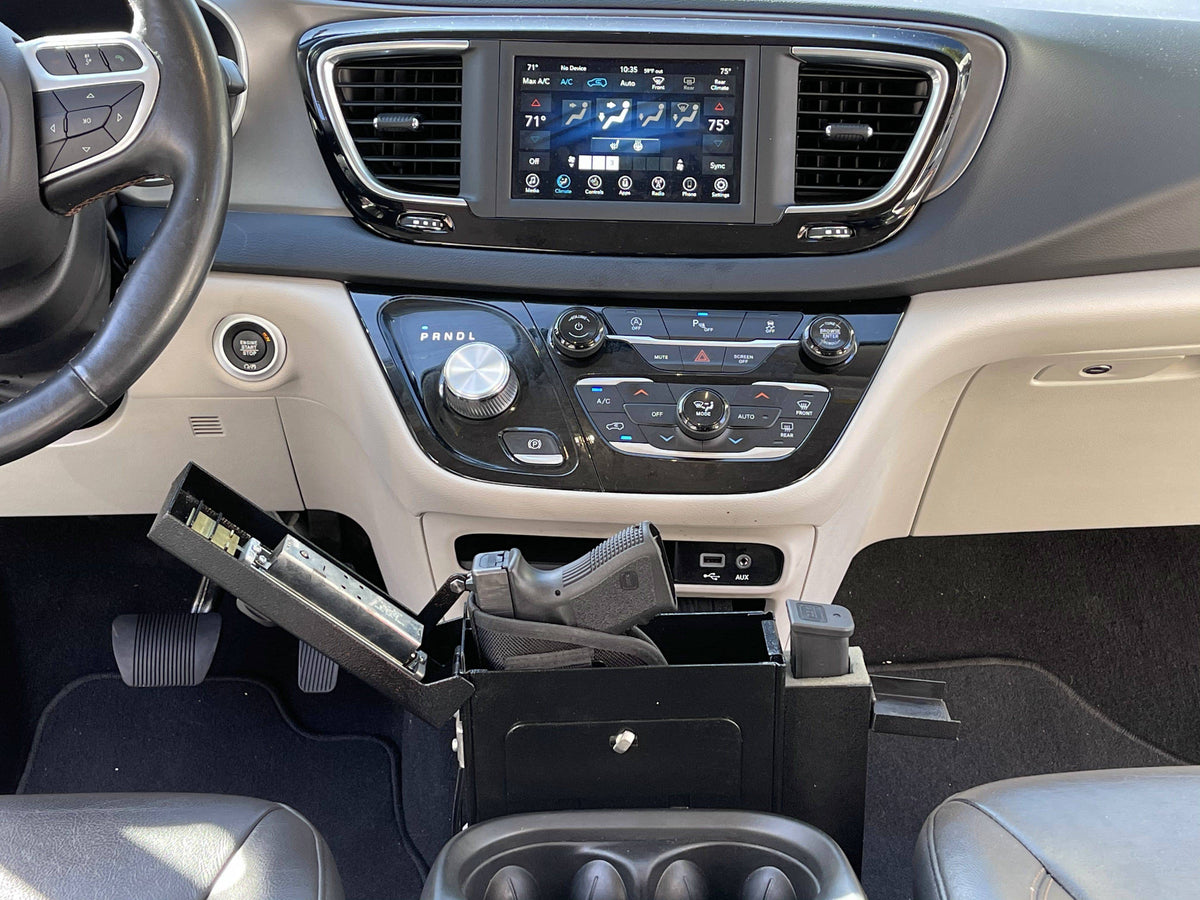 Titan Compact Gun Safe Bundle Installed in vehicle 2