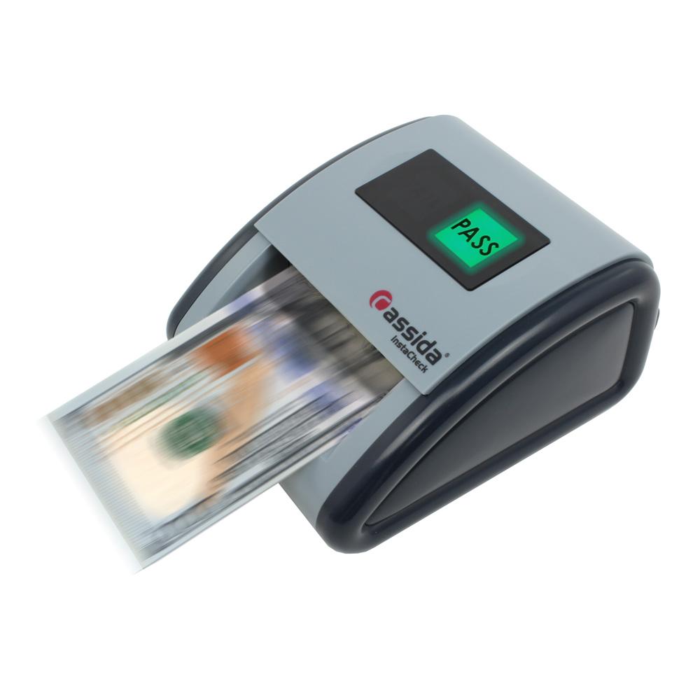 Cassida InstaCheck Automatic Pass/Fail Counterfeit Detector Showing Pass
