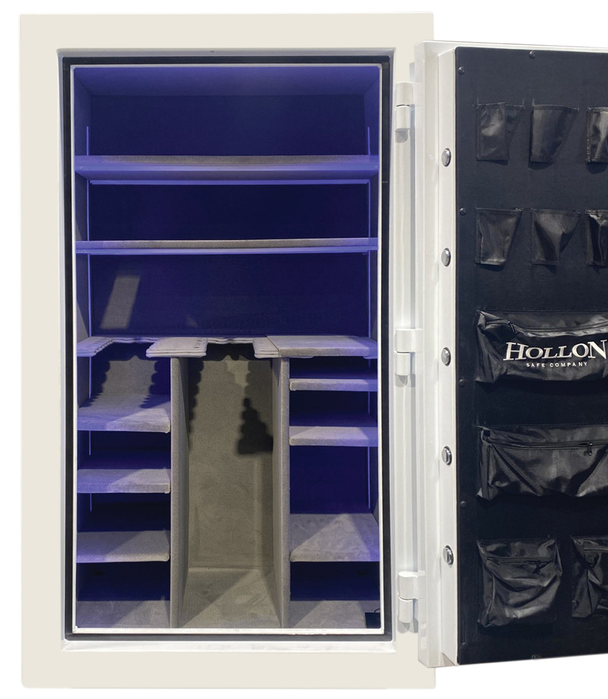 Hollon RG-42C Republic Gun Safe Door Open with Light Turned On