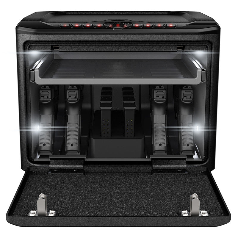 Vaultek MX2i MR Series Essential Quick Access Biometric Safe with Handguns and Pull Out Shelf