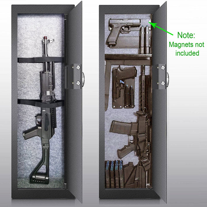 Langger LAWS001 Biometric Wall Gun Safe Rifle and Handguns Inside