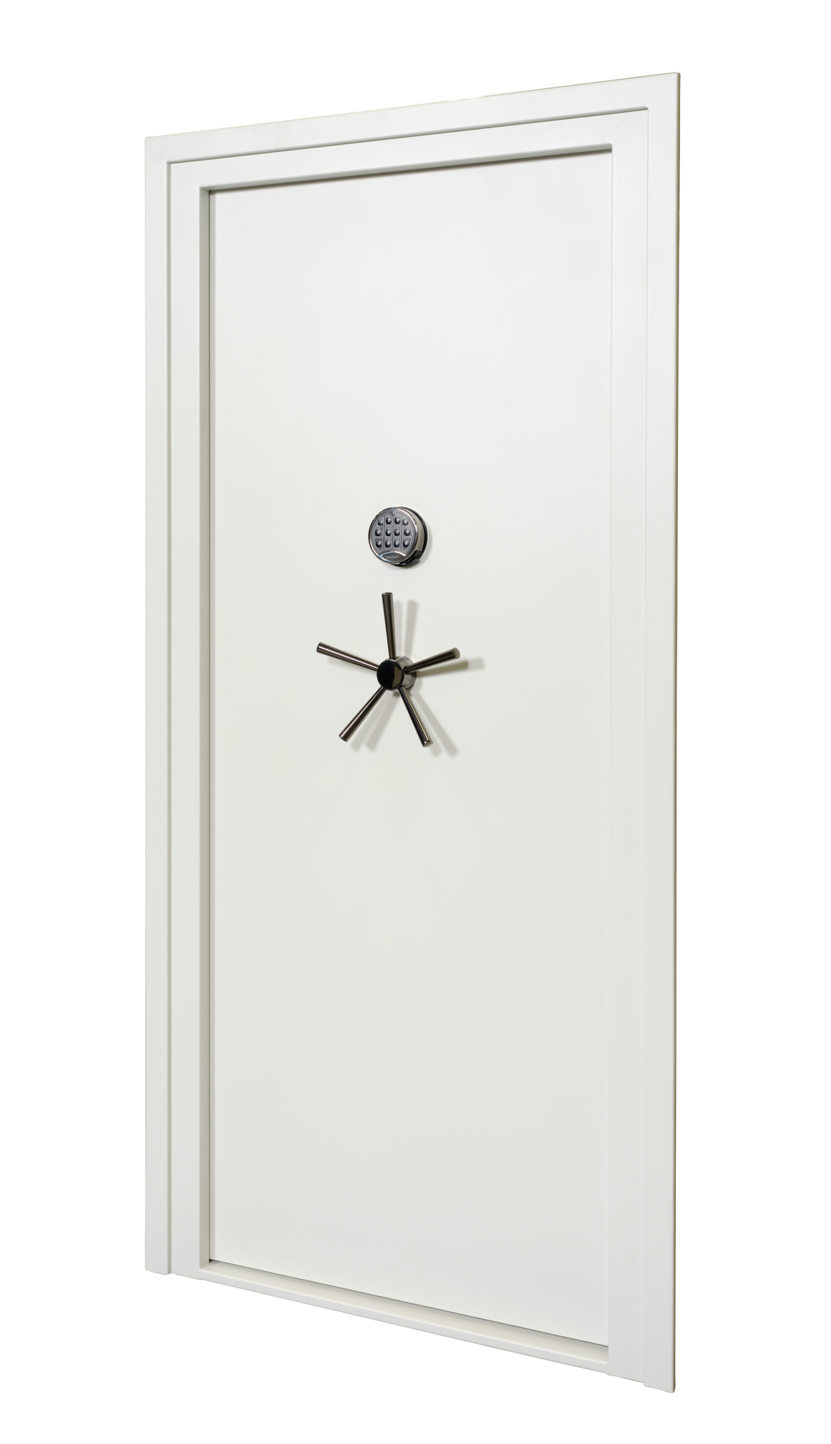 SnapSafe 75420 Premium Vault Room Door 36&quot; Inswing - White Closed