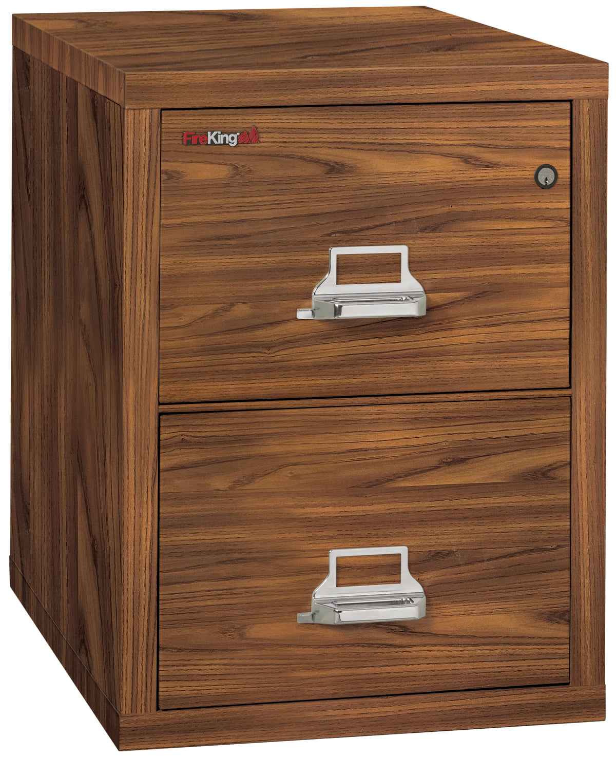 FireKing 2-1831-C Premium Designer Two Drawer Letter 31&quot; D Fire File Cabinet Chestnut